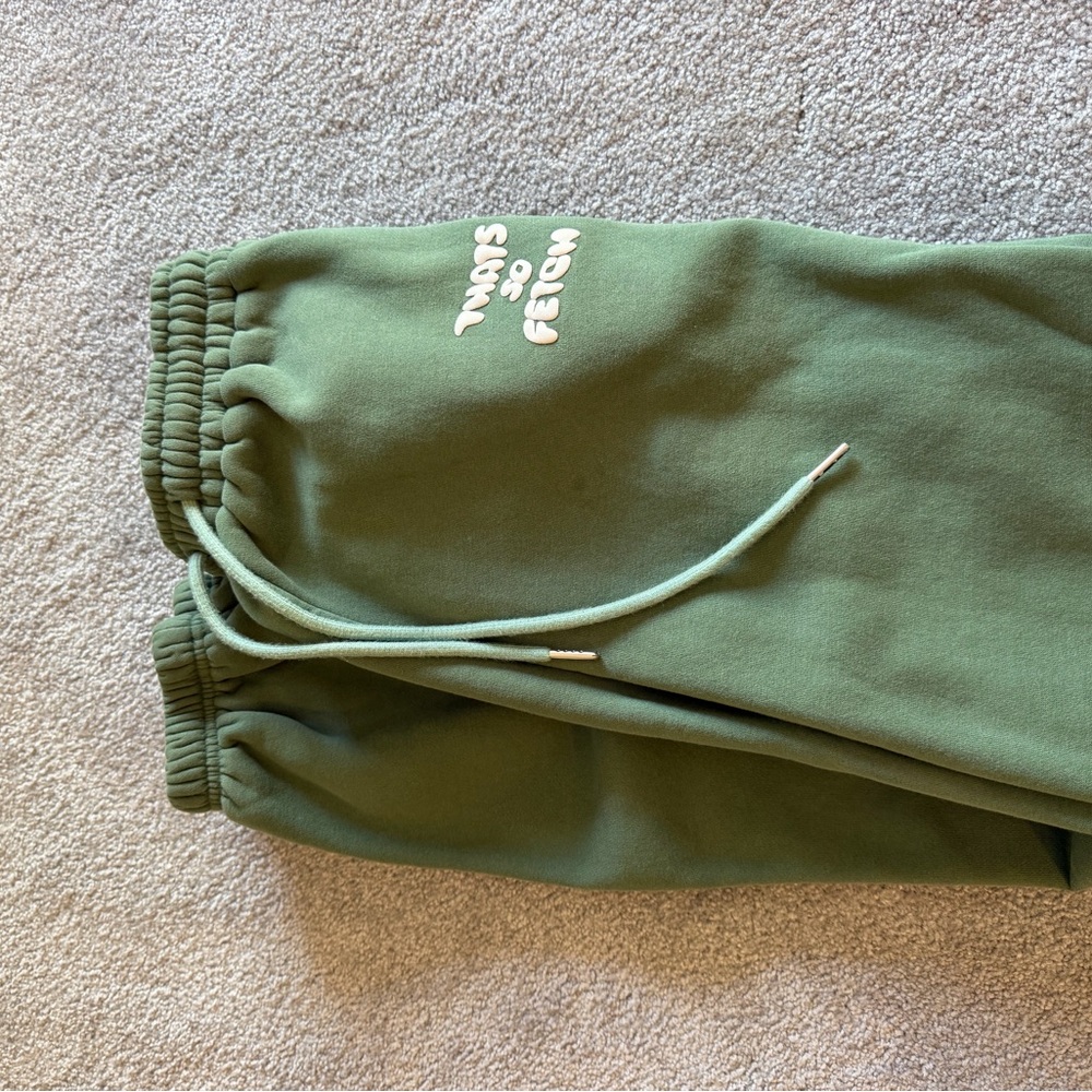 Trendy Olive Green Joggers